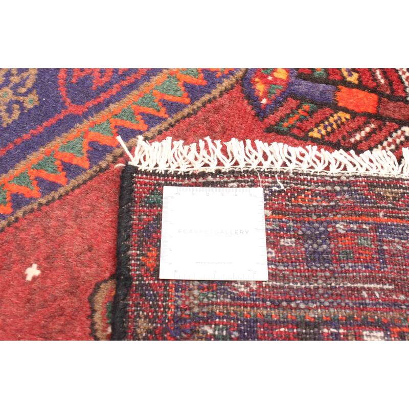 ECARPETGALLERY Hand-knotted Andelz Red Wool Rug - 4'2 x 6'4