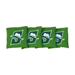 Stetson Gold Light Green Cornhole Bags