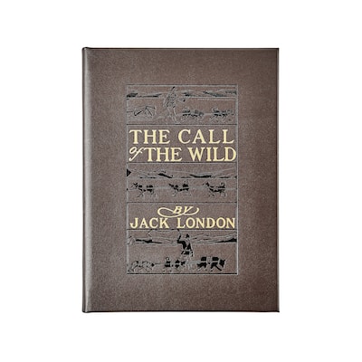 Graphic Image Call of the Wild Coffee Table Book, Leather, Brown