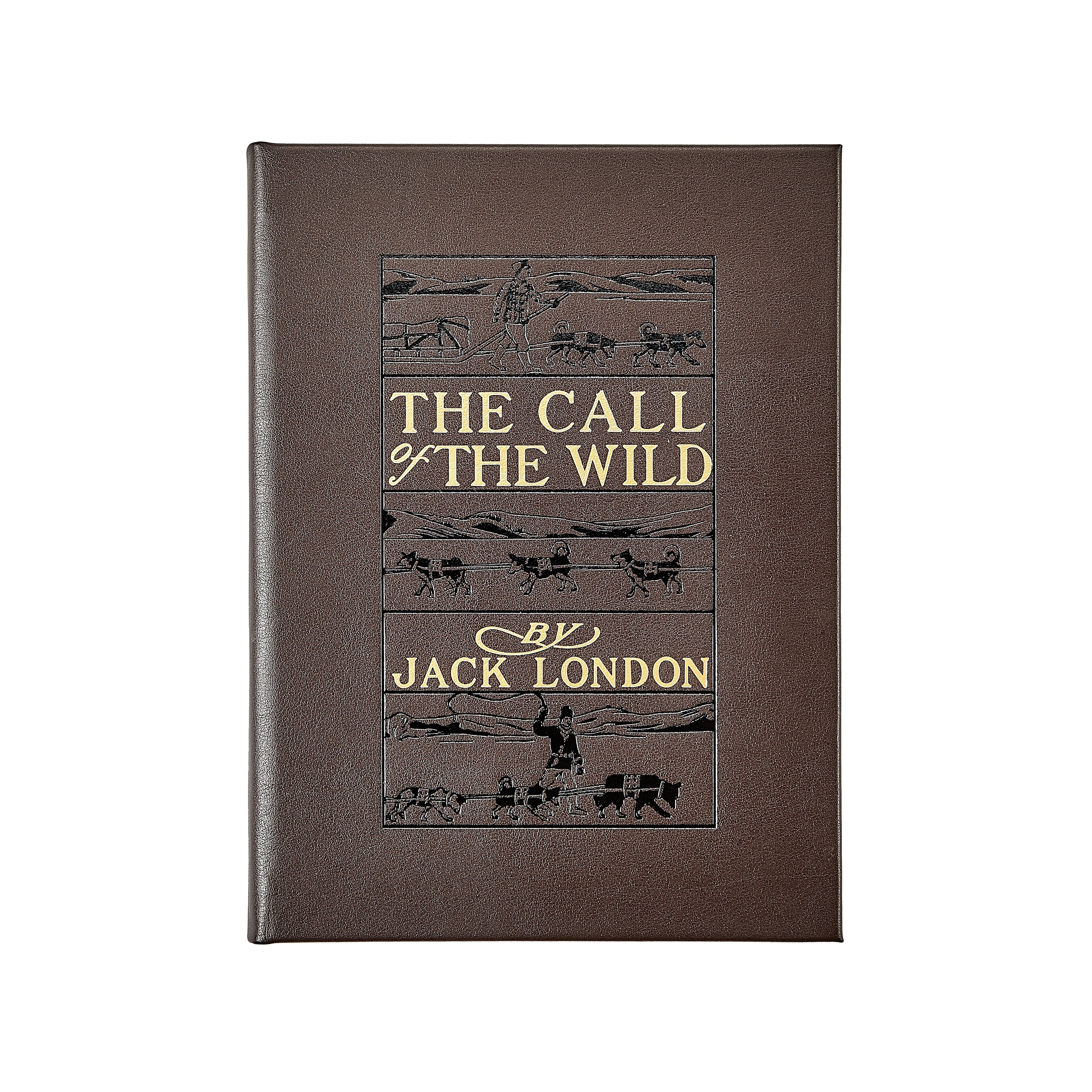 Graphic Image Call of the Wild Coffee Table Book, Leather, Brown