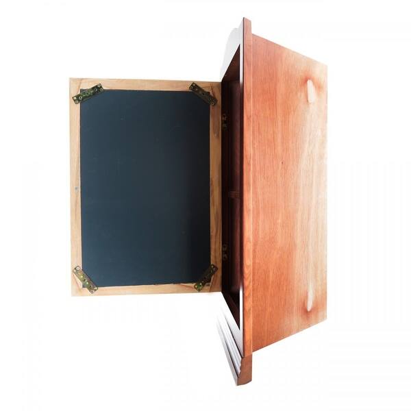 Shop Cherry Hard Wood Mirror Medicine Cabinet Organizer Corner