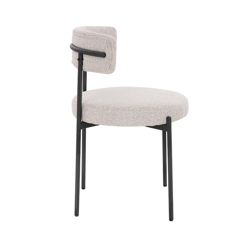 Federica Modern Boucle Dining Chair Beige (Set of 6)