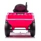 preview thumbnail 93 of 98, 12V Kids Ride-On Car with Bluetooth, Safety Belt, Removable Basket, and Anti-Slip Tires
