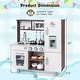 preview thumbnail 3 of 8, Costway Kids Kitchen Playset Pretend Play Kitchen Toy with Realistic - See Details