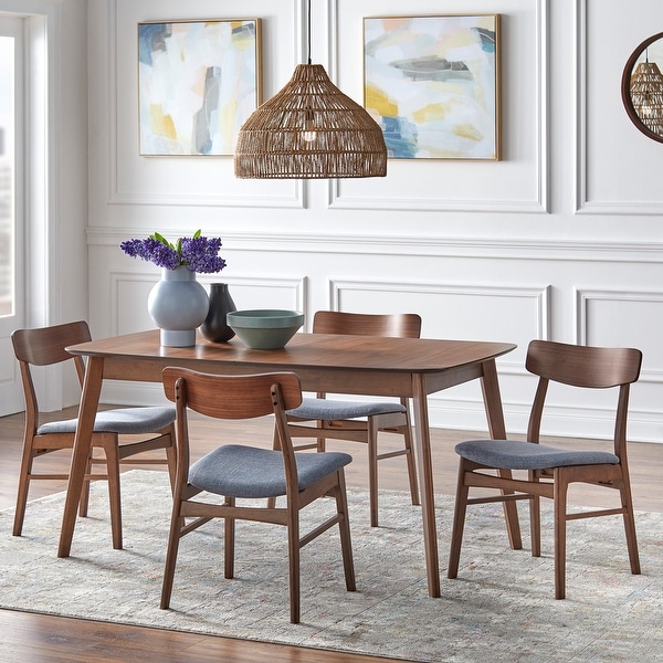 Simple Living Wave 5-piece Expandable Butterfly-Leaf Dining Set