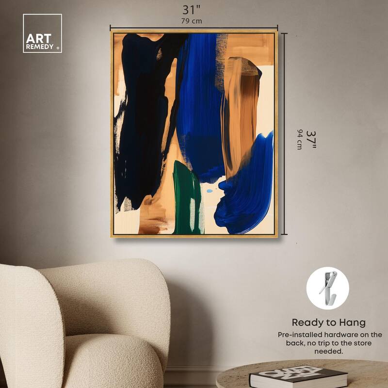 Ochre Odyssey Canvas by Art Remedy