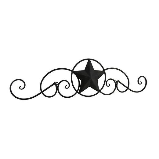 Shop Scrolling Metal Western Star Decorative Wall Hanging On