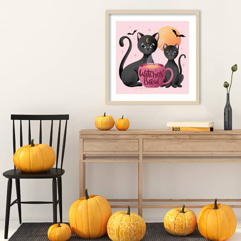 Witches Brew by Gia Graham Wood Framed Wall Art Print