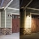 preview thumbnail 12 of 13, 20W Dual-Head Dusk to Dawn Outdoor Security Light, White/Bronze