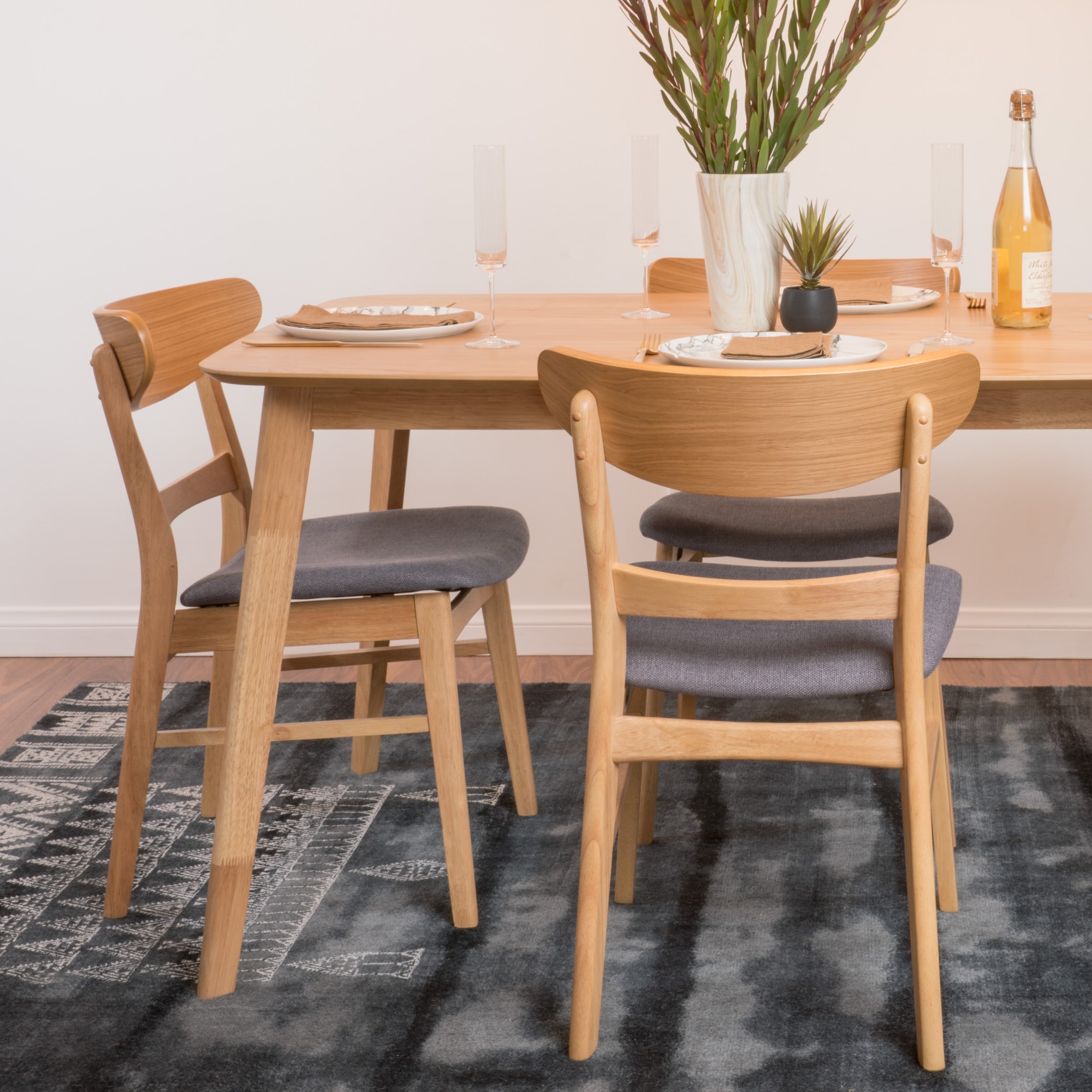 Idalia Mid-Century Modern Dining Chairs (Set of 2) by Christopher Knight Home - N/A