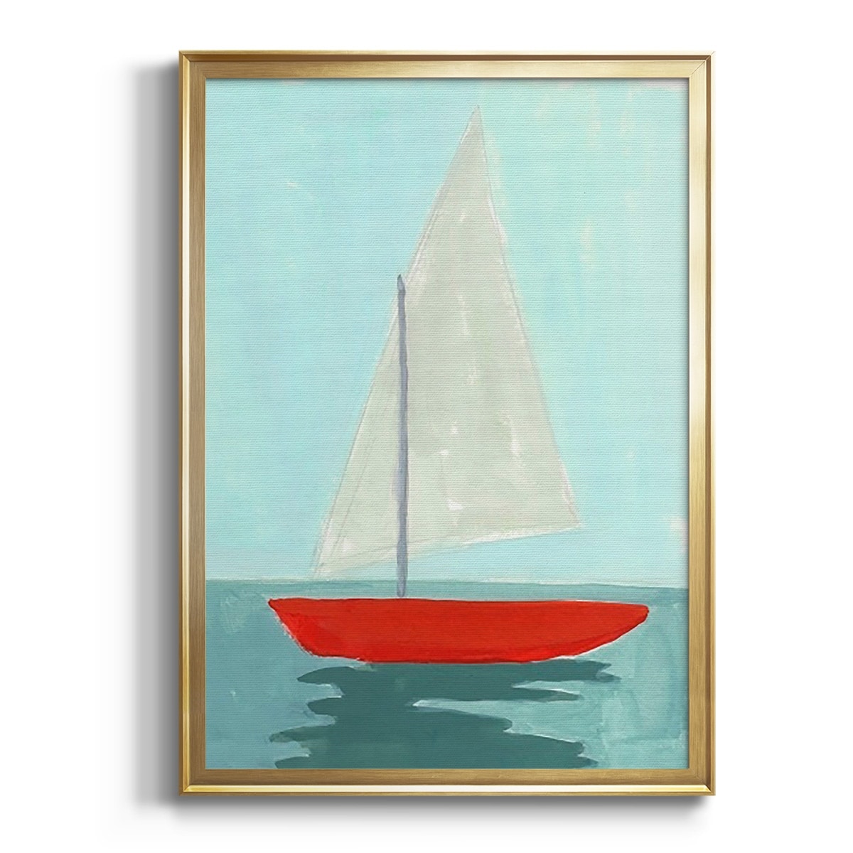 Small Sail II Premium Framed Print - Ready to Hang