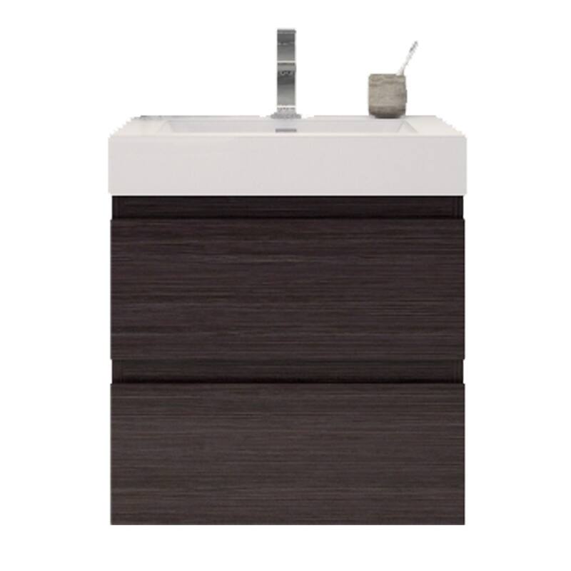 Baillie 24'' Wall-Mounted Vanity with Reinforced Acrylic Sink