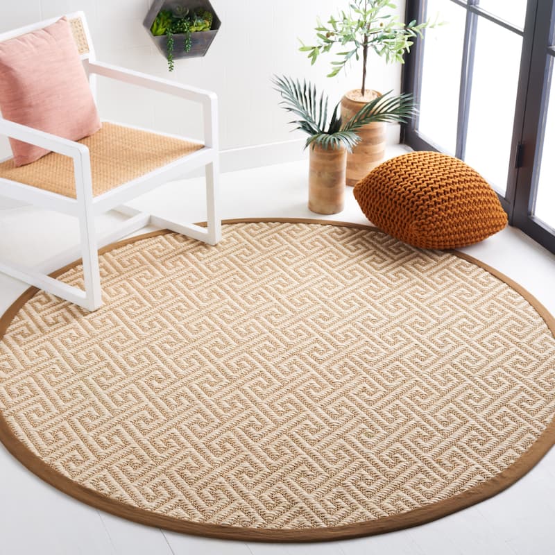 SAFAVIEH Natural Fiber Vernice Greek Key Sisal Rug