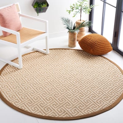 SAFAVIEH Natural Fiber Vernice Greek Key Sisal Rug