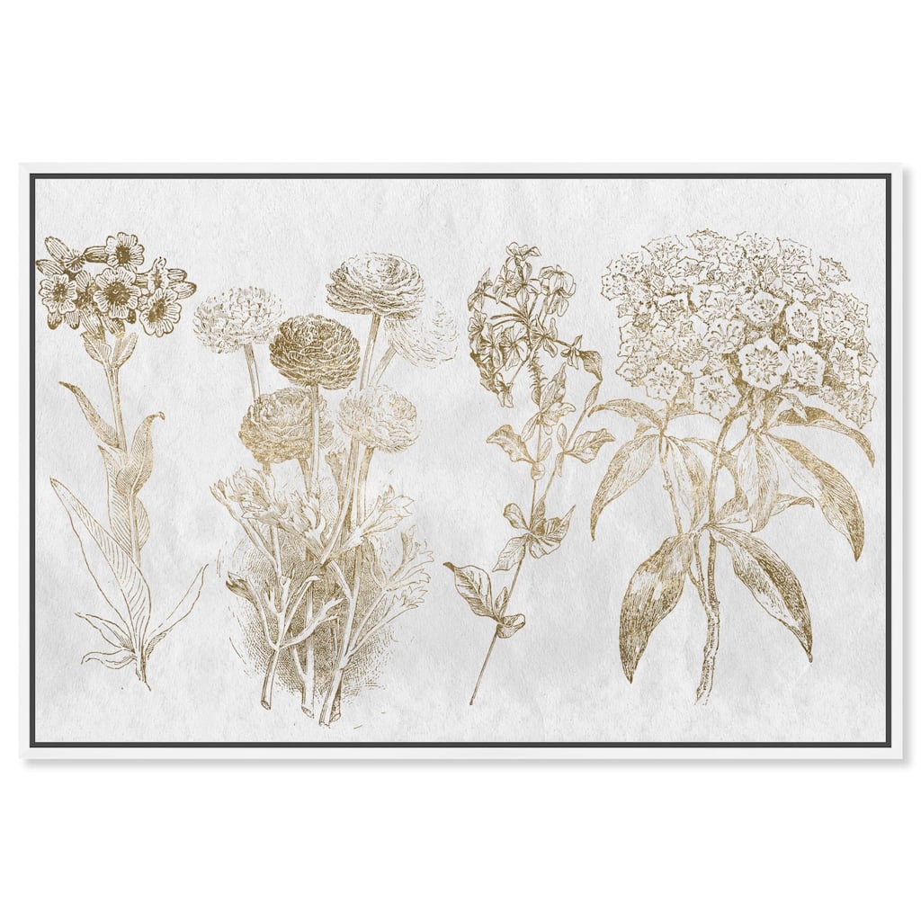 Floral Selection Quad Canvas by Art Remedy