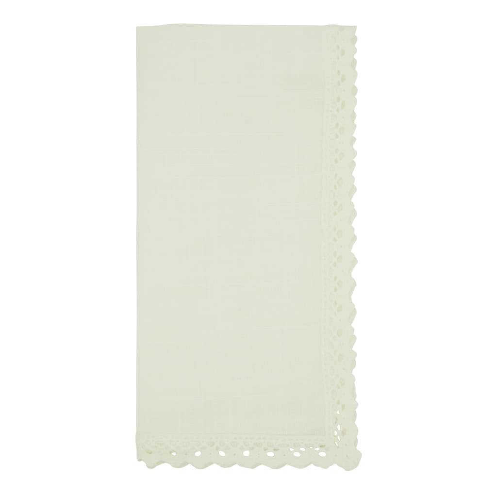 Lace Border Design Table Napkins (Set of 4)