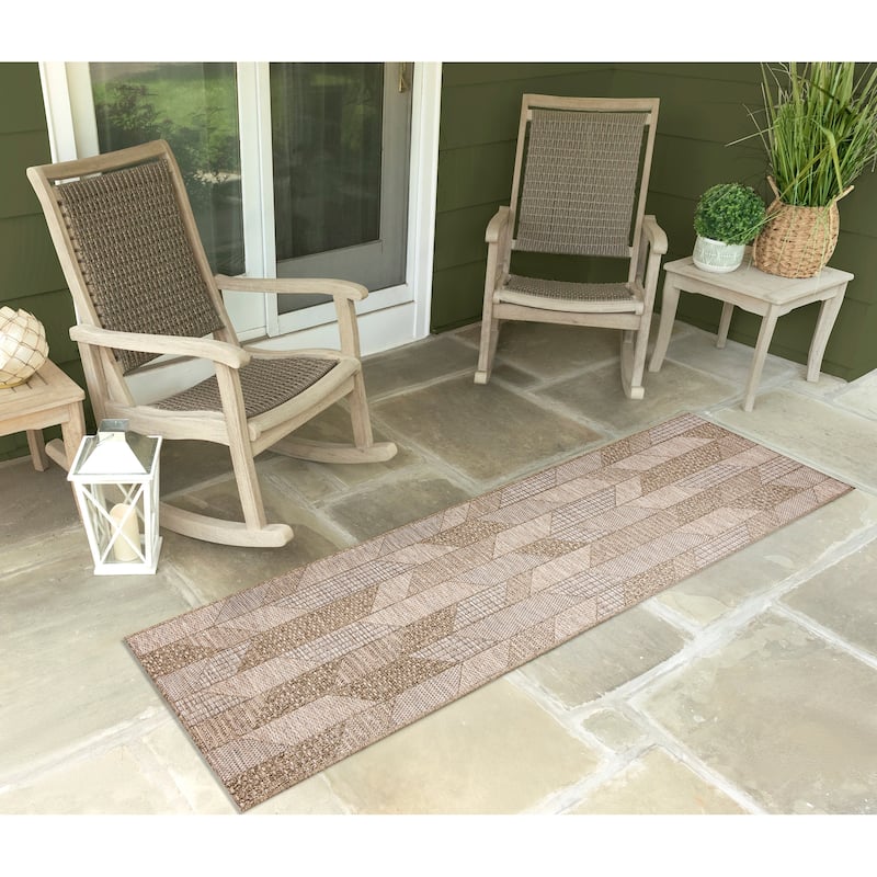 Liora Manne Orly Angles Indoor/Outdoor Rug