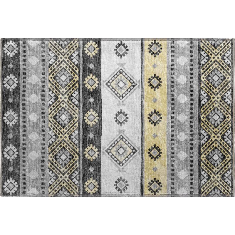 Premium Washable Super Soft Tribal Boho Mayfield Rug