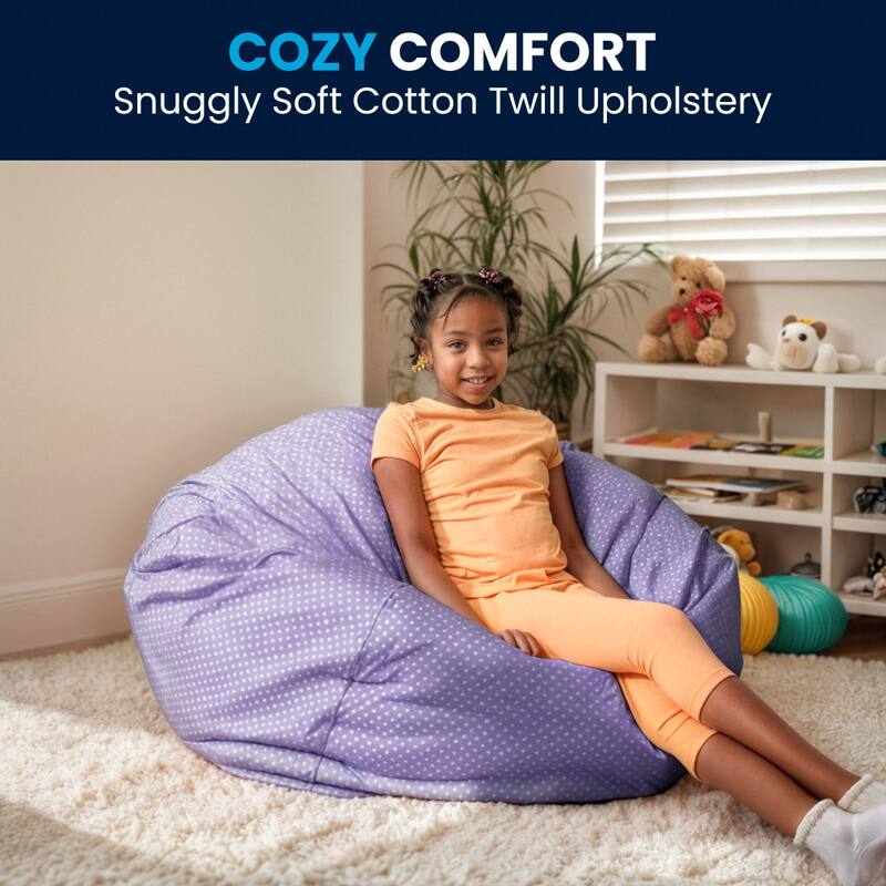Oversized Refillable Bean Bag Chair for Kids and Adults