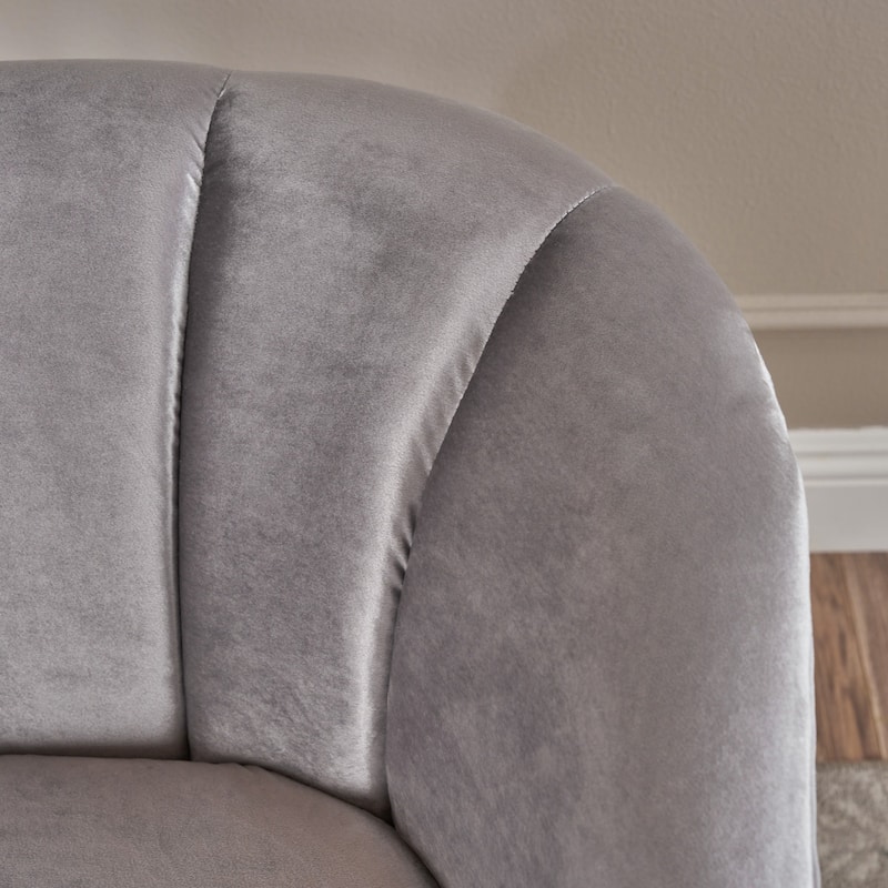 Amaia Modern Velvet Club Chairs (Set of 2) by Christopher Knight Home