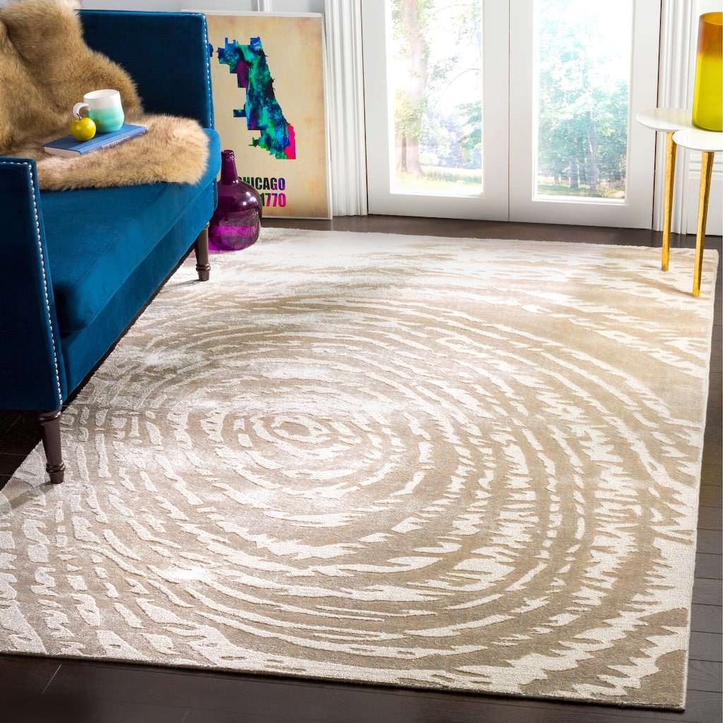 SAFAVIEH Handmade Expression Auna Vintage Boho Abstract Wool Rug