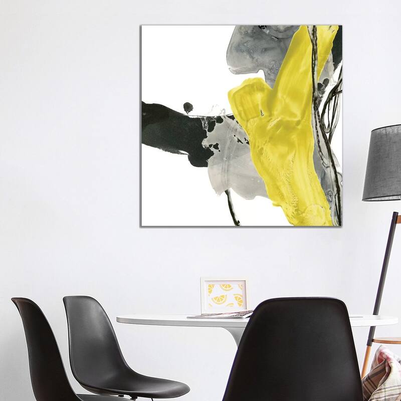 iCanvas "Citron Flux II" by June Erica Vess Canvas Print - 37x37x1.5