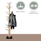 preview thumbnail 5 of 4, Mangosteen Tree Floor Coat Rack w/ Iron Stand, 80 Inch Tall, Natural Wood and Black (Size Vary, No Two Are The Same)