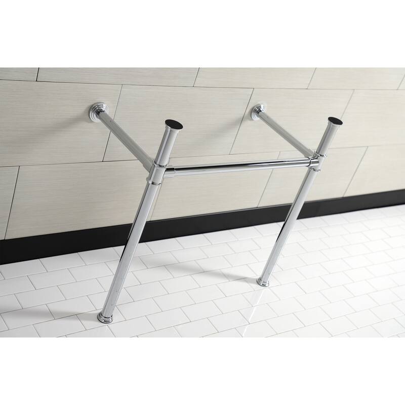 Fauceture Stainless Steel Console Sink Legs - Chrome