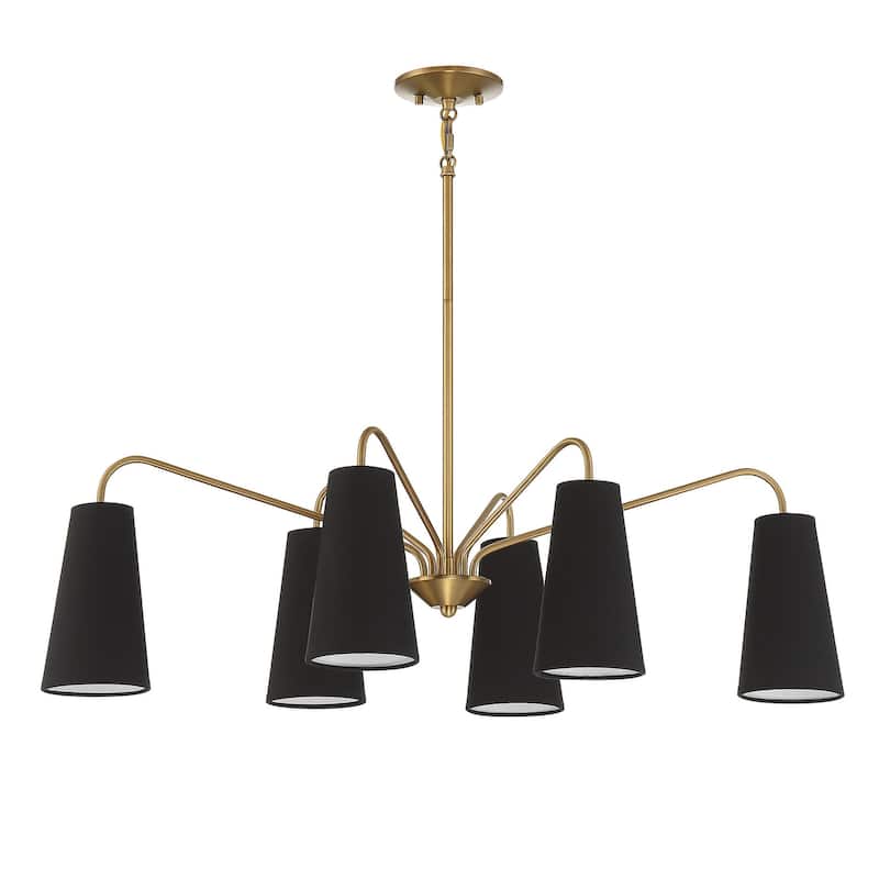 Savoy House 1-1785-6 Edgewood 6 Light 35" Wide Chandelier