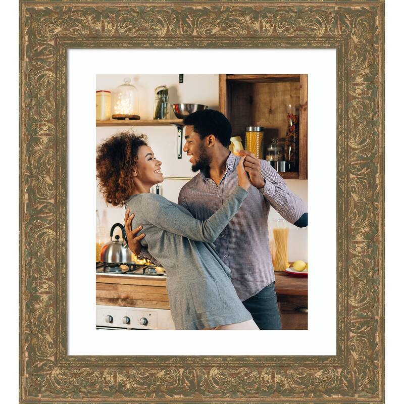 Luxe Picture Frame, Photo Frame - 20x24 Matted to 16x20 - Luxe Bronze Gold