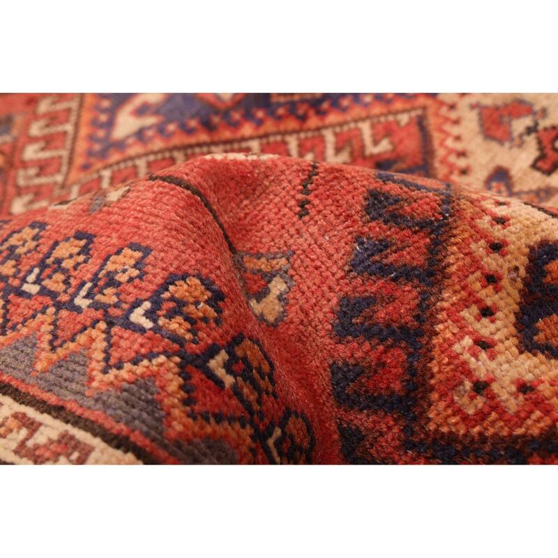 ECARPETGALLERY Hand-knotted Konya Anatolian Red Wool Rug - 4'2 x 6'3