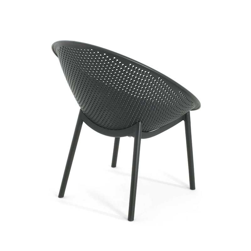 Christopher Knight Home- Gould Indoor/Outdoor Elise Polyester Accent Chair (Set of 2)