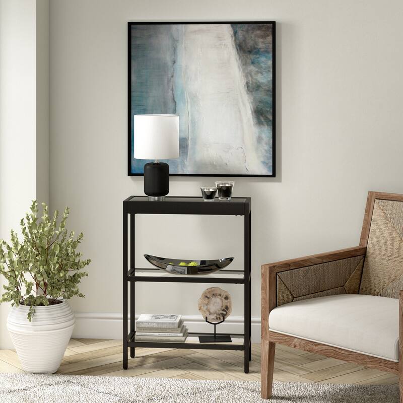 Lambert 15" Tall Ceramic Table Lamp with Fabric Shade