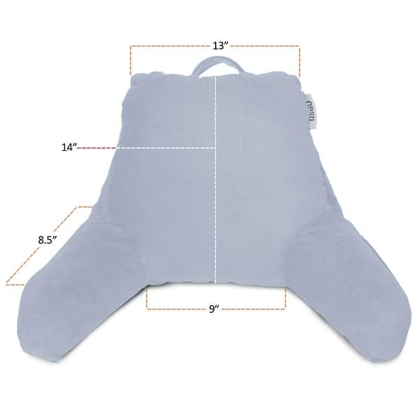 dimension image slide 19 of 62, Nestl Memory Foam Reading Pillow with Backrest, Arms and Pockets