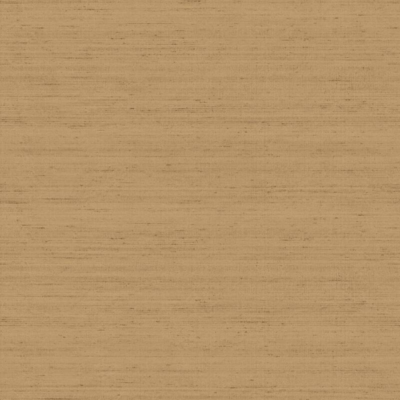 Galerie Wallcoverings Synergy Collection Slub Silk Matte Finish Vinyl on Non-woven Wallpaper Roll - 33-feet long x 21-inches wide - Bronze