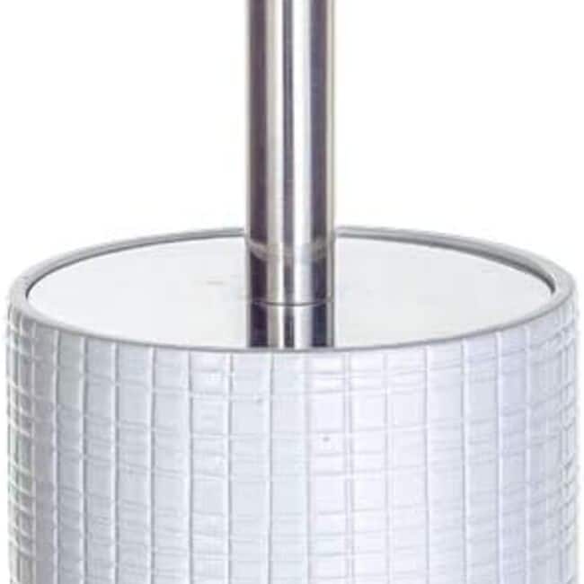 Creative Scents Estella White Toilet Brush Set
