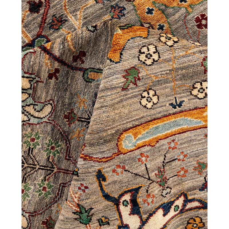 Serapi One-of-a-Kind Hand-Knotted Area Rug - Brown - 8' 1" x 9' 9"