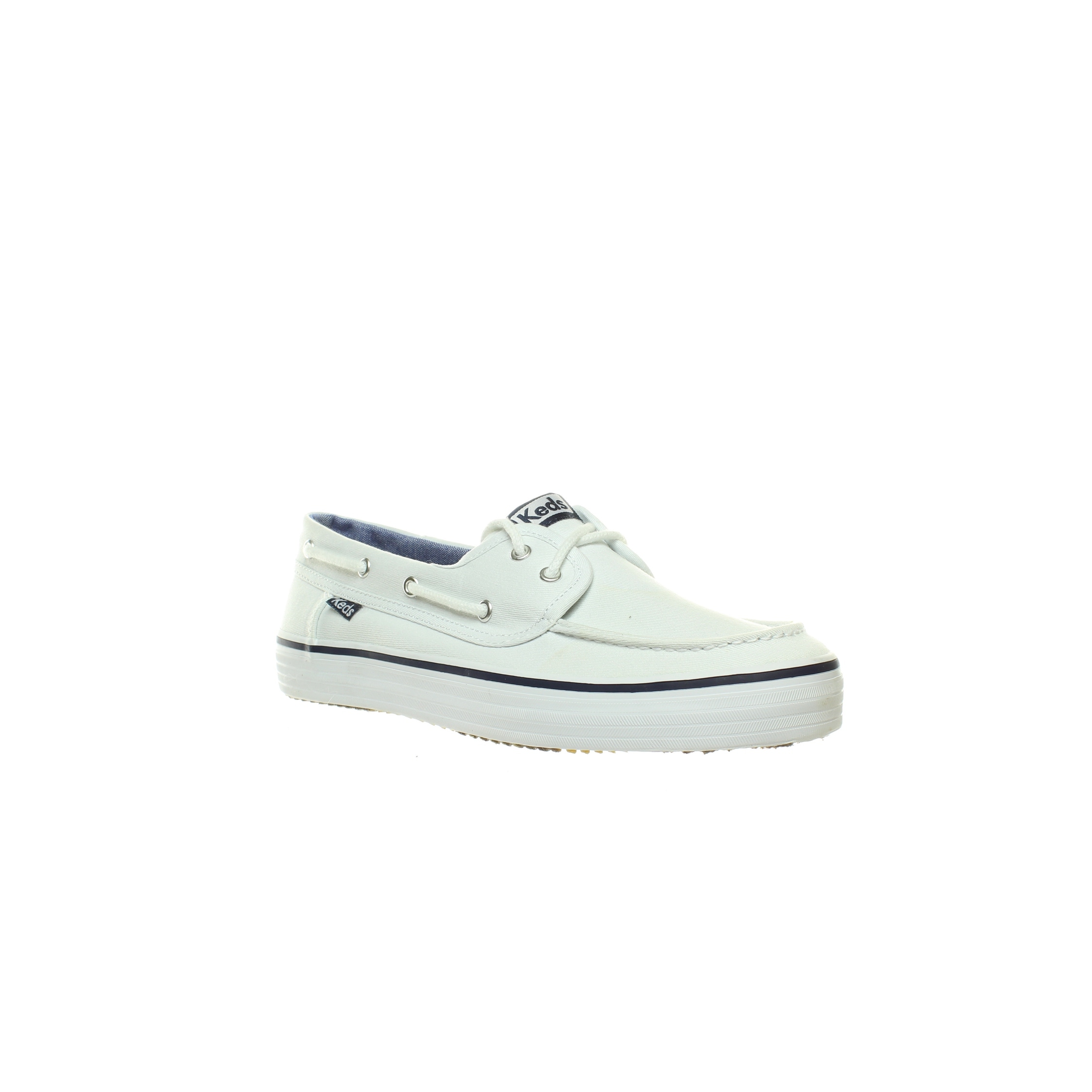 Keds Womens Baybird White Boat Shoes 