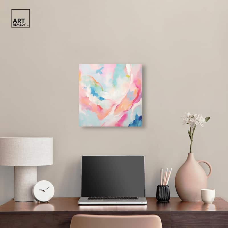 Cotton Candy Clouds I Canvas by Art Remedy, Gallery Wrapped
