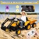 preview thumbnail 14 of 26, 12V Kids 3 in 1 Ride on Excavator & Tractor with Detachable Trailer