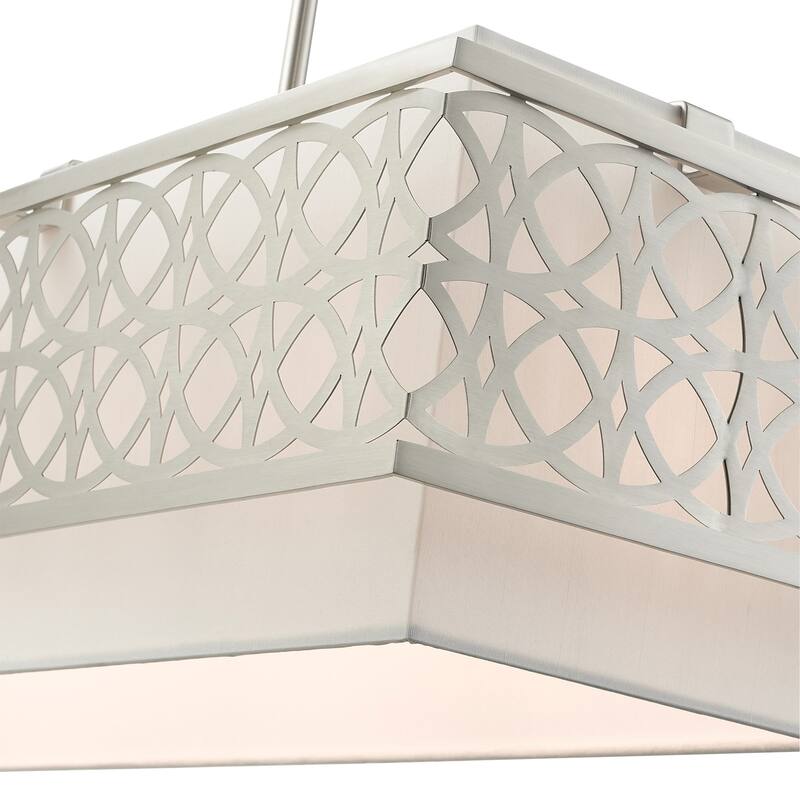 Livex Lighting Calinda 6 Light 40" Wide Linear Chandelier