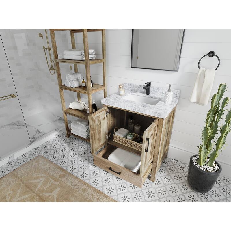 Willow Collections 30 in. W x 22 in. D Malibu Mango Single Sink Bathroom Vanity with Countertop