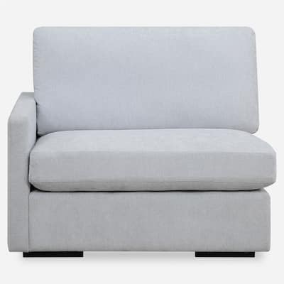 Uttermost Refuge Cloud Blue Left Arm Facing Sofa - 30"Hx 43.25"Wx 37.5 "D