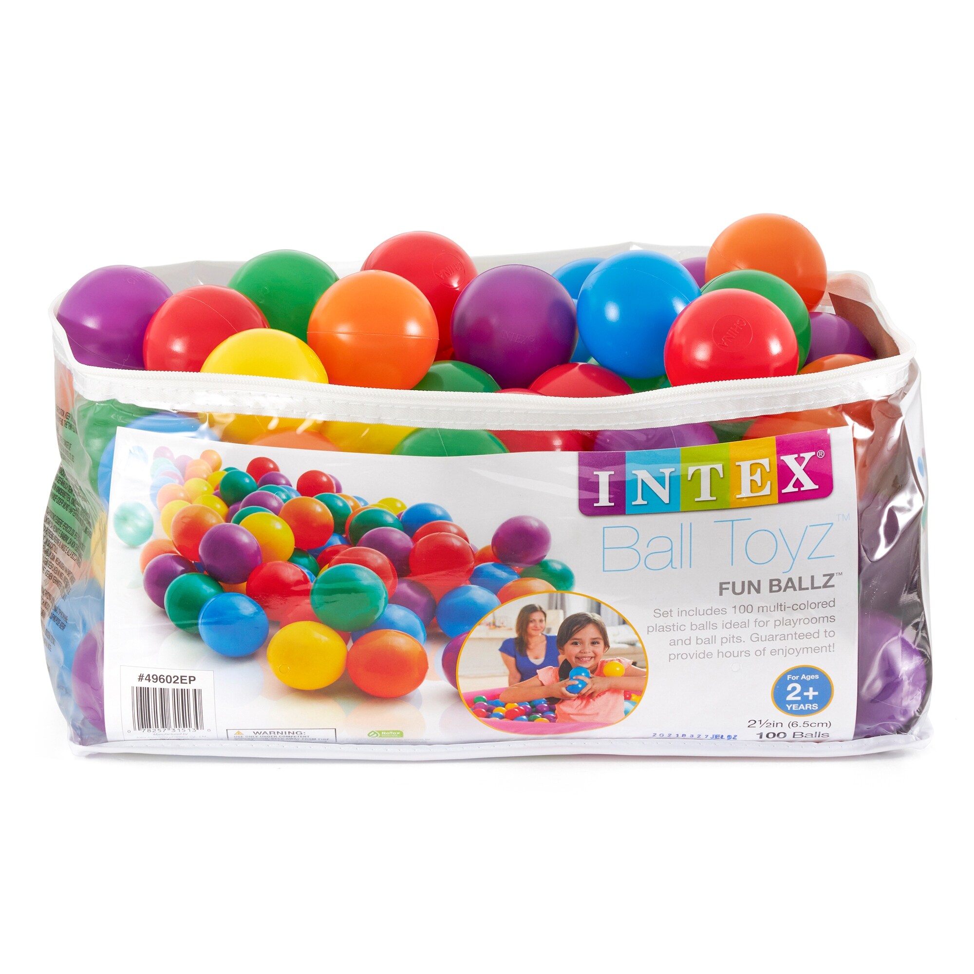 Baby Ball Pit Ball Pit For Babies Intex 100-Pack Large Plastic Multi ...