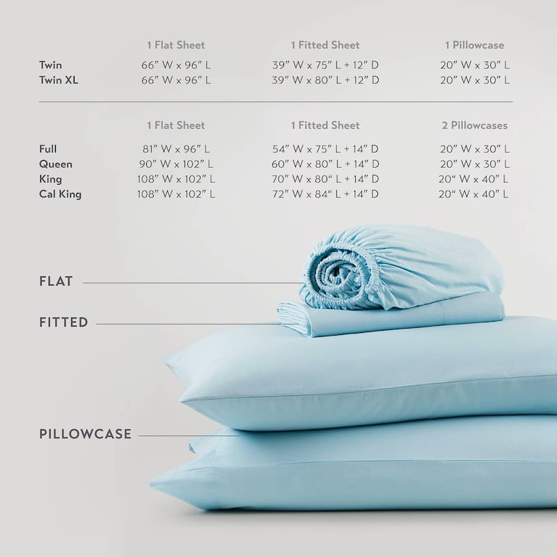 Chelsea Square Cotton 144TC 100% Cotton Solid Sheet Set