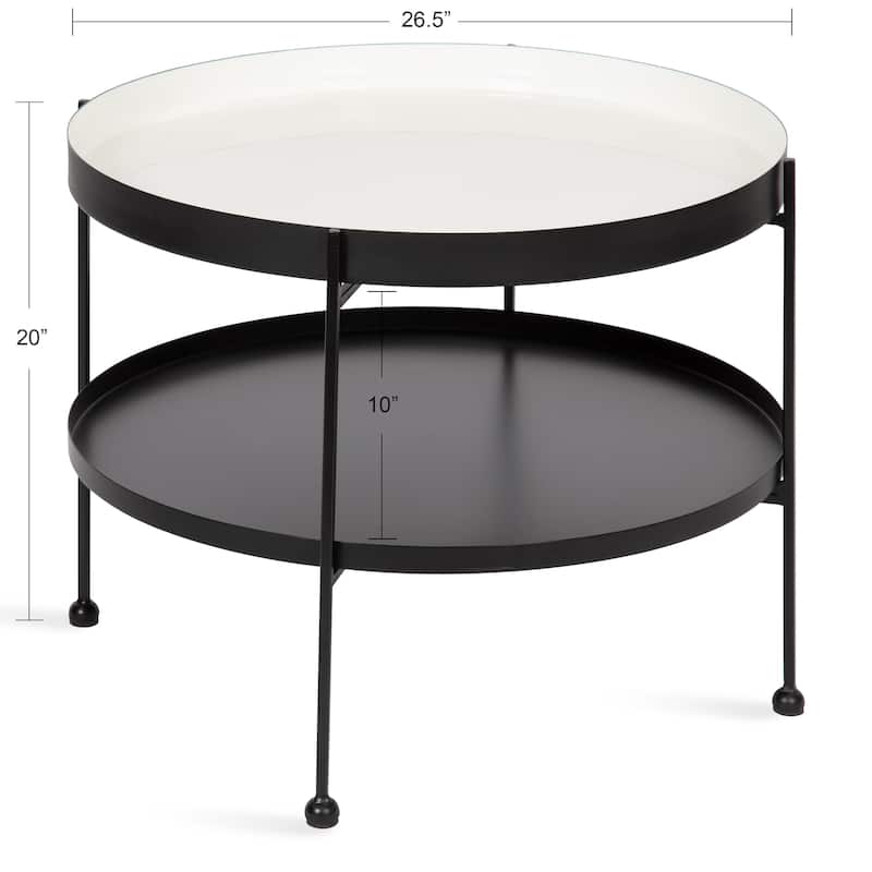 Kate and Laurel Nira Metal Coffee Table