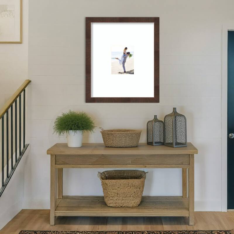 Wildwood Brown Narrow Framed Picture Frame, Photo Frame