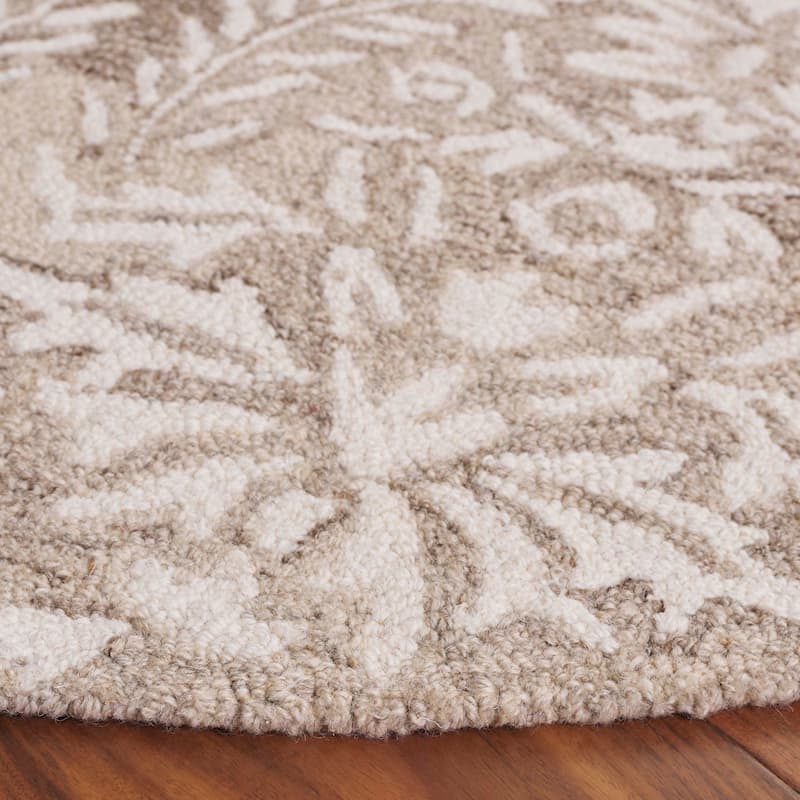 SAFAVIEH Handmade Ebony Lelioara Modern & Contemporary Wool Rug
