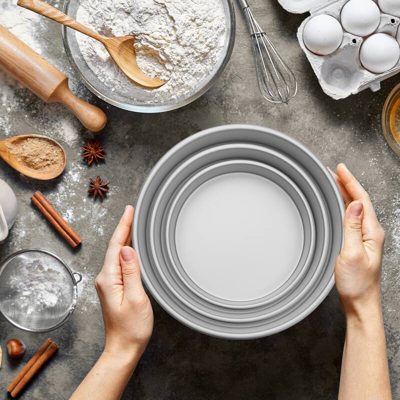 Round Aluminum Cake Pan Sets