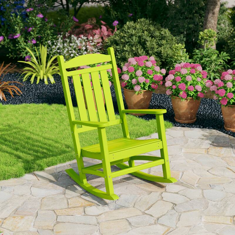 Laguna Hdpe All Weather Outdoor Patio Rocking Chair